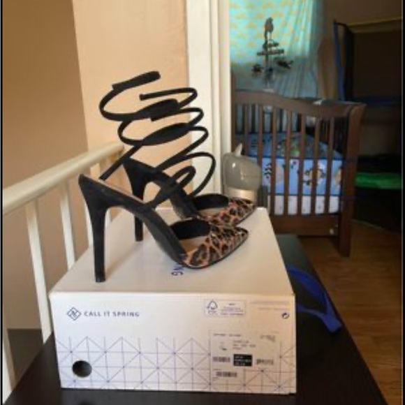 Call it Spring Cheetah Pumps - Picture 3 of 3